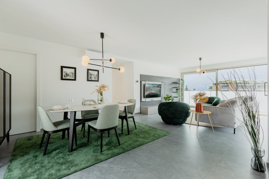 Modern minimalist living room design